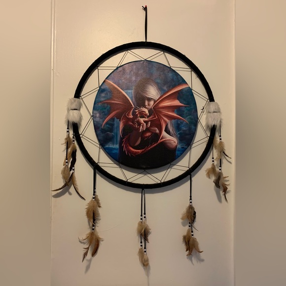 Dream Catcher Mythological
Dreamcatcher Printed Canvas - Woman & Dragon - Picture 2 of 8